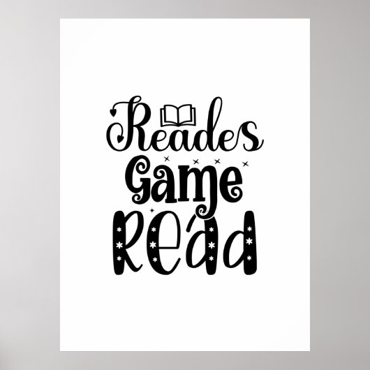 Lesen von Art Reades Game lesen Poster (Vorne)