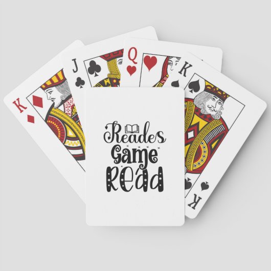 Lesen von Art Reades Game lesen Spielkarten (Rückseite)