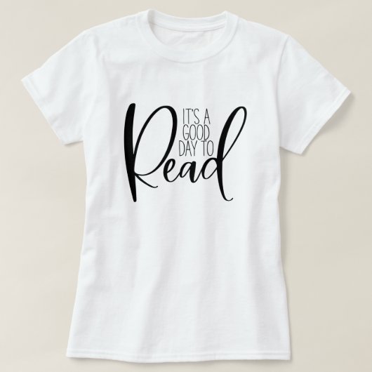 Lesen von Buch Lover T-Shirt (Design vorne)
