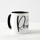 Lesen von Buch Lover Tasse (Vorderseite Links)