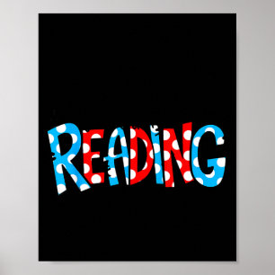 Lesen von Büchern Leser Liebhaber Bibliothekar Leh Poster