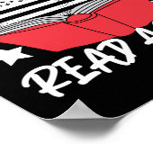 Lesen von Büchern macht Amerika wieder lesbar Poster (Ecke)