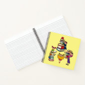 Lesen von Bücherschulkindern Notizblock (Innenseite)