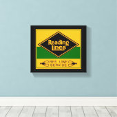 Lesen von Eisenbahnlinien, Beebline-Service Leinwanddruck (Insitu (Holzboden))