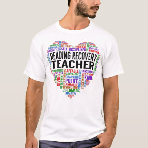 Lesen von Erholung Lehrerherz T-Shirt
