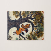 Lesen von Fee in einem Eichenbaum Puzzle (Horizontal)