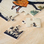 Lesen von Fee in einem Eichenbaum Puzzle (Seite)