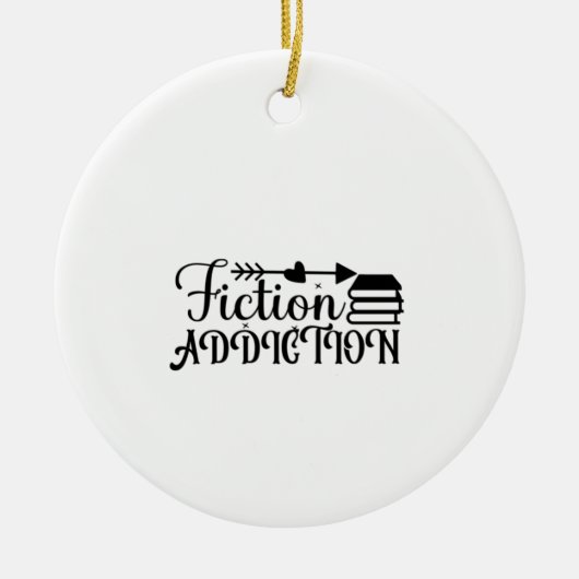 Lesen von Fiktion Keramik Ornament (Vorne)