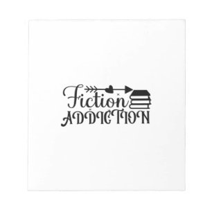 Lesen von Fiktion Notizblock