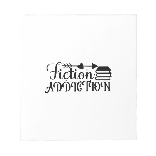Lesen von Fiktion Notizblock (Vorderseite)