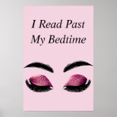 Lesen von Funny Booklover Poster (Vorne)