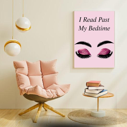 Lesen von Funny Booklover Poster