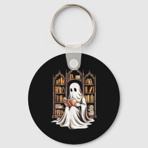 Lesen von Geistersprechbibliothek Witziges Hallowe Schlüsselanhänger
