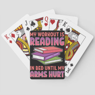 Lesen von Geschenken, die mein Workout in Bed lies Spielkarten