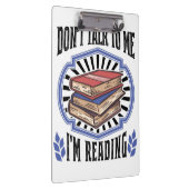 Lesen von Geschenken lese ich Bücher Klemmbrett (Rechts)