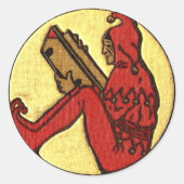 Lesen von GNOME Runder Aufkleber (Vorderseite)