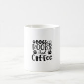Lesen von Hunden und Büchern und Kaffee Kaffeetasse (Mittel)