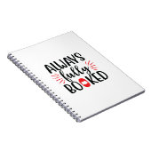 Lesen von Kunst immer vollständig gebucht Notizblock (Rechte Seite)