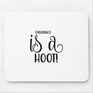Lesen von Kunst ist ein Hoot Mousepad