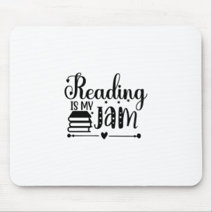 Lesen von Kunst ist mein Jam Mousepad