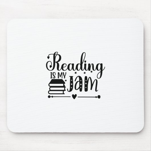 Lesen von Kunst ist mein Jam Mousepad (Vorne)
