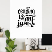 Lesen von Kunst ist mein Jam Poster (Heimbüro)
