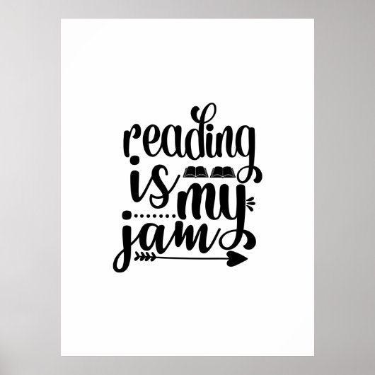 Lesen von Kunst ist mein Jam Poster (Vorne)