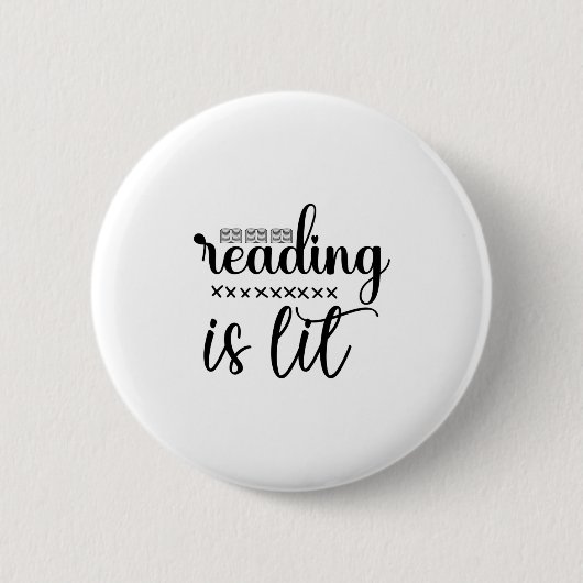 Lesen von Kunst ist schlecht Button (Vorderseite)