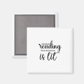 Lesen von Kunst ist schlecht Magnet (Vorderseite/Rückseite)