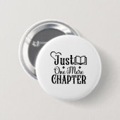 Lesen von Kunst nur noch ein Kapitel Button (Vorne & Hinten)