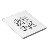 Lesen von Kunst nur noch ein Kapitel Notizblock (angewinkelt)