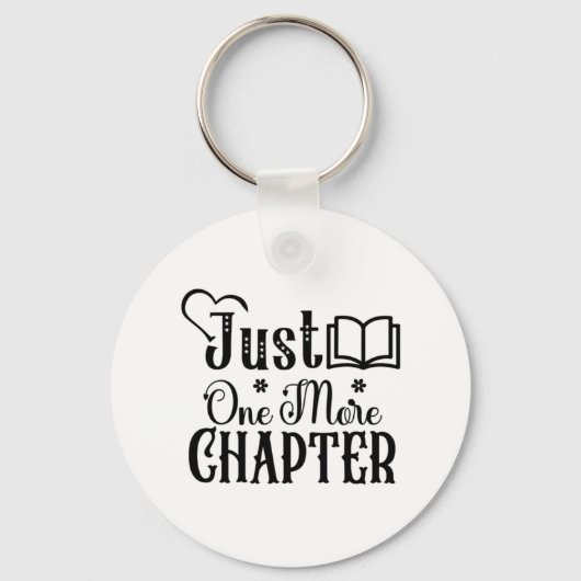 Lesen von Kunst nur noch ein Kapitel Schlüsselanhänger (Vorderseite)