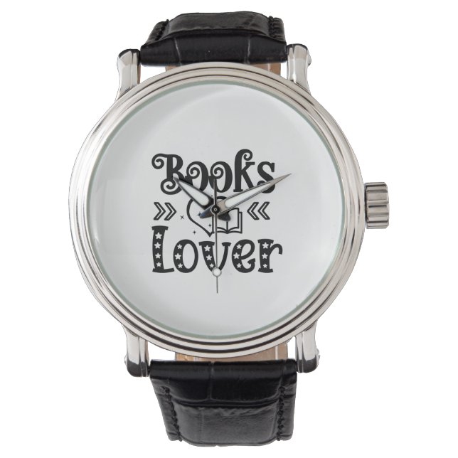 Lesen von Kunstbüchern Lover Armbanduhr (Vorderseite)