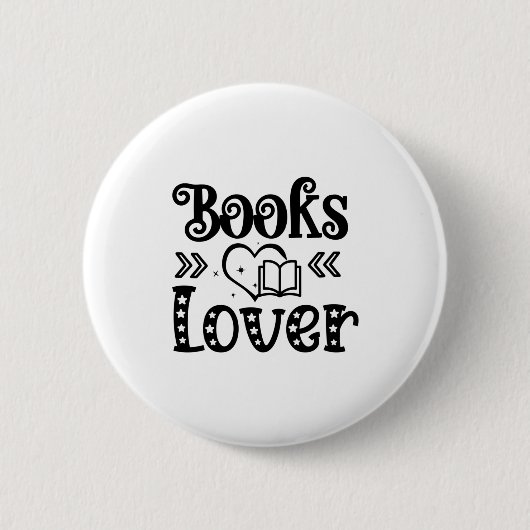 Lesen von Kunstbüchern Lover Button (Vorderseite)