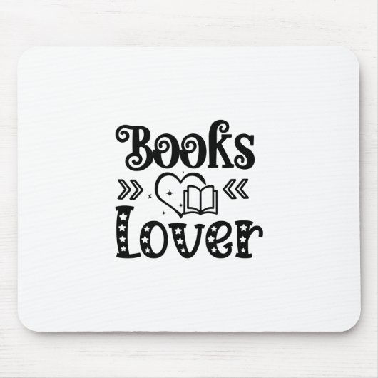 Lesen von Kunstbüchern Lover Mousepad (Vorne)