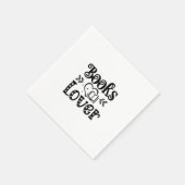 Lesen von Kunstbüchern Lover Serviette (Ecke)