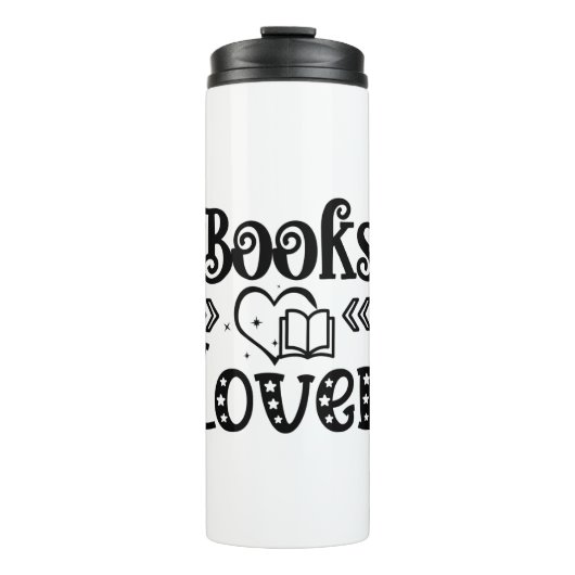 Lesen von Kunstbüchern Lover Thermosbecher (Vorderseite)