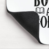 Lesen von Kunstkatzen Bücher und Kaffee Mousepad (Ecke)