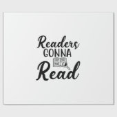 Lesen von Kunstlesern Gonna Read Geschenkpapier (Flach)