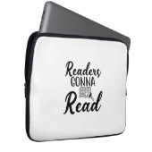 Lesen von Kunstlesern Gonna Read Laptopschutzhülle (Vorne Rechts)