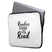 Lesen von Kunstlesern Gonna Read Laptopschutzhülle (Vorderseite Links)