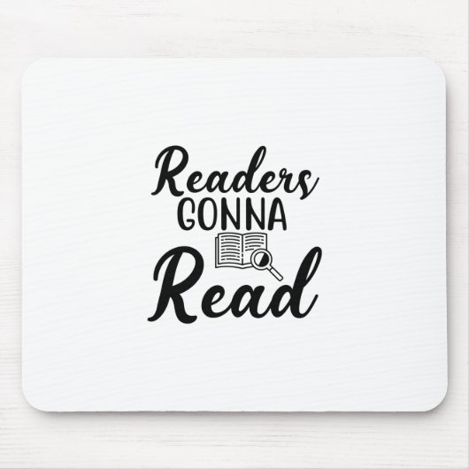 Lesen von Kunstlesern Gonna Read Mousepad (Vorne)