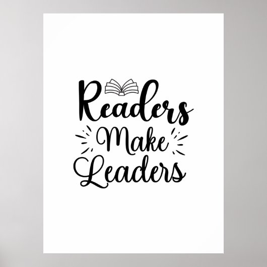 Lesen von Kunstlesern macht Führer Poster (Vorne)