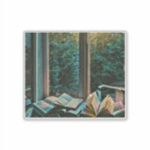Lesen von Kunstwerken Aufkleber (Vorderseite)