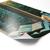 Lesen von Kunstwerken Fotodruck (Ecke)
