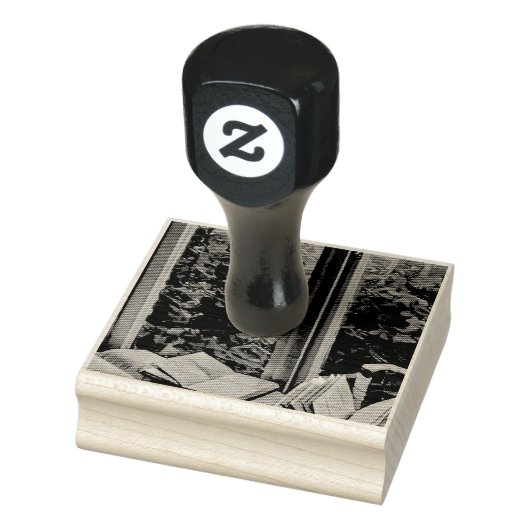 Lesen von Kunstwerken Gummistempel (Stempel)