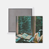 Lesen von Kunstwerken Magnet (Vorderseite/Rückseite)