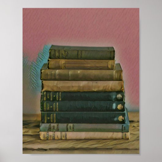 Lesen von Kunstwerken Poster (Vorne)
