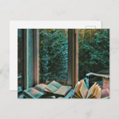 Lesen von Kunstwerken Postkarte (Vorne/Hinten)