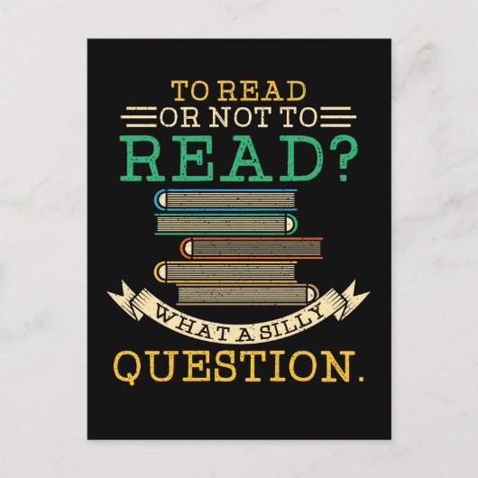 Lesen von Lehrern - Lesen oder Nichtlesen Postkarte (Vorderseite)